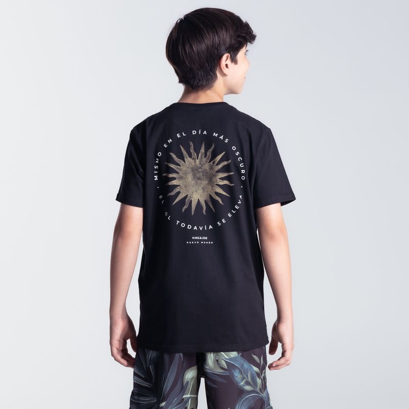 Camiseta estampada O Sol Há De Brilhar - AMP